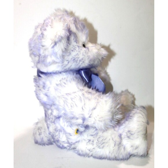 Build A Bear Nikki's Purple Ribbon Cancer Awareness Stuffed Animal Plush Bear - Picture 4 of 9